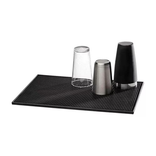Tapete Escurridor Para Bar 30 cm X 40 cm Negro
