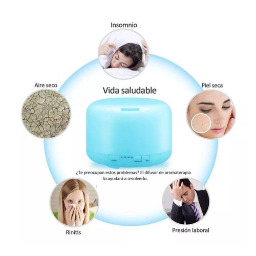 Difusor inteligente 500 ml compatible con alexa y google home