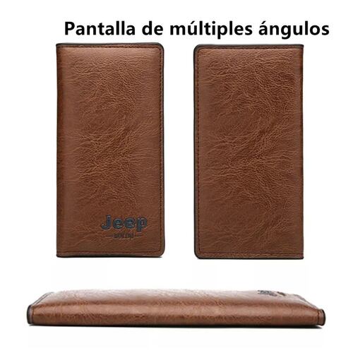 Cartera larga Hombre Marron