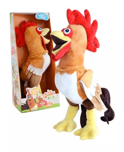 La Granja De Zenon Gallo Bartolito 8 In. Musical Plush Granja.