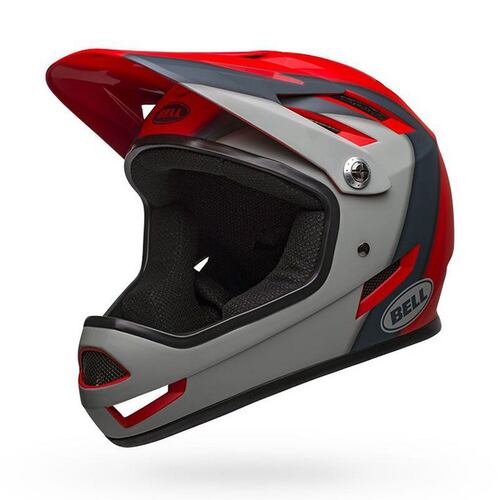 Casco BELL Montaña SANCTION Full-Face Negro/Rojo Talla:L (58-62cm).