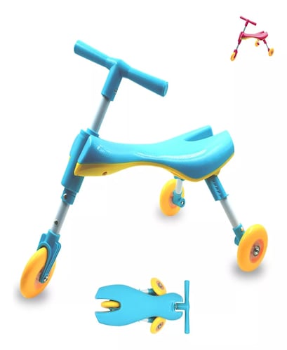 Triciclo Bimba Scooter Plegable Niño Infantil Sin Pedales.