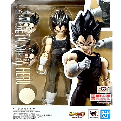 VEGETA DRAGON BALL SUPER: SUPERHÉROE S.H. FIGUARTS TAMASHII NATIONS ORIGINAL BANDAI SPIRITS