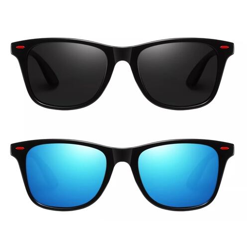Gafas De Sol Polarizadas Unisex 2 Piezas