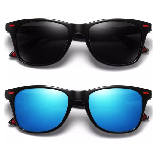 Gafas De Sol Polarizadas Unisex 2 Piezas