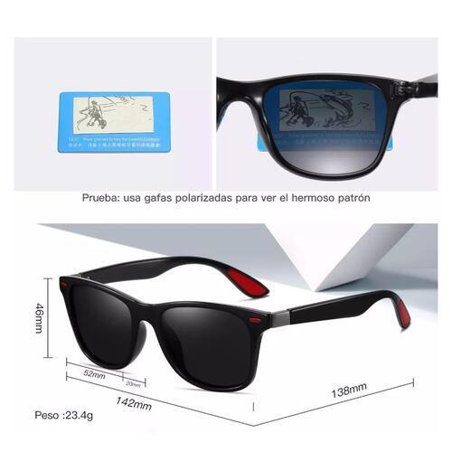 Gafas De Sol Polarizadas Unisex 2 Piezas