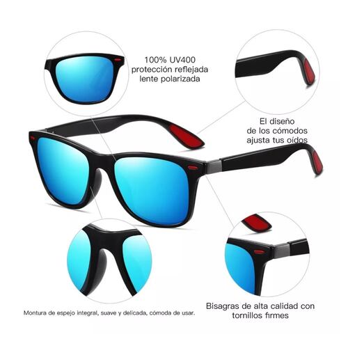 Gafas De Sol Polarizadas Unisex 2 Piezas