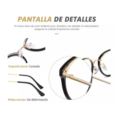 Paquete de 3 Gafas De Filtro De Luz Azul Lentes