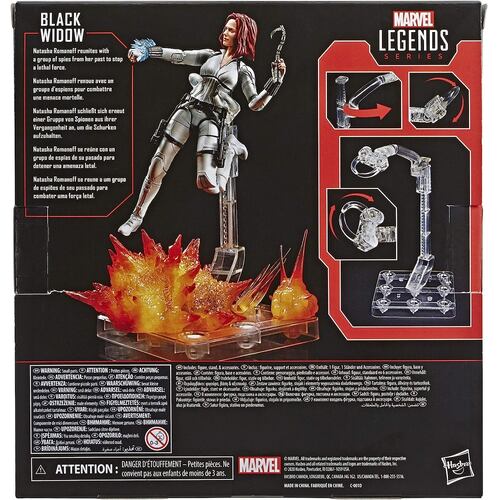 ORIGINAL BLACK WIDOW MARVEL LEGENDS DELUXE FIGURA DE ACCIÓN