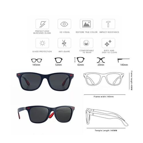 Lentes de sol polarizado hombre con vision nocturna