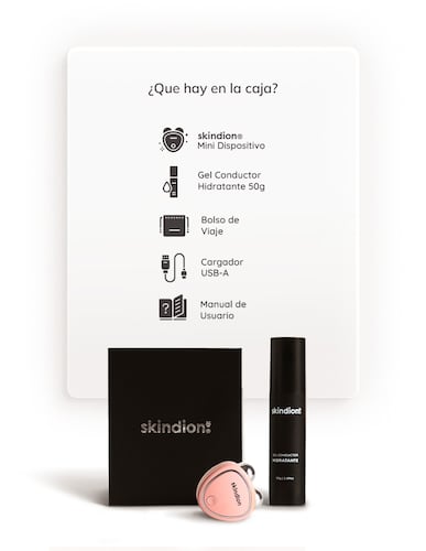 Skindion Dispositivo de Rejuvenecimiento Facial con Microcorriente Reductor de Arrugas y Tonificación Facial.