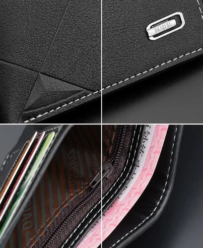 Carteras Para Hombre Caballero Múltiples Tarjetas Para