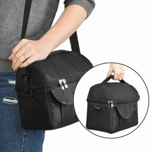 Loncheras Térmicas Bolsa Frio Gran Capacidad Hombre Mujer Negro