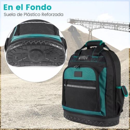 Bolsa Mochila Portaherramientas Para Herramientas Organizado Verde