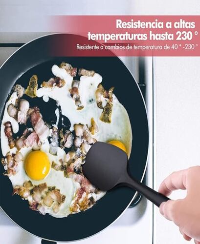 Utensilios Silicona Cocina Palas Espatulas Reposteria 6 Set.