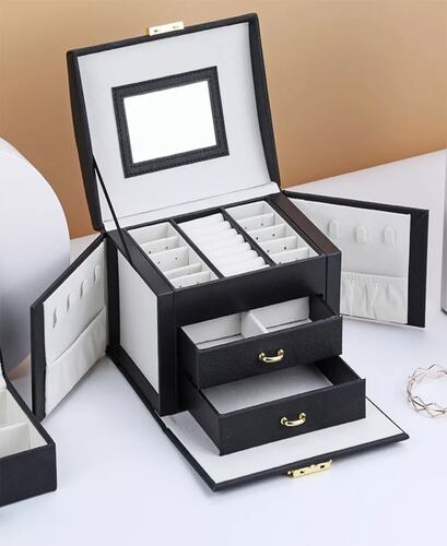 Cajas De Exhibición De Joyería Joyero Organizador De 3 Capas.