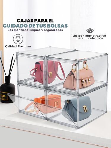 AGBOX Zapateras Apilables Premium 4 Pack Payton ZAP04TN.