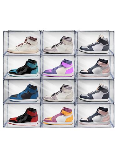 AGBOX Zapateras Apilables Premium 4 Pack Payton ZAP04TN.