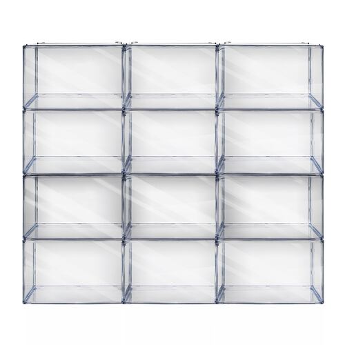 AGBOX Zapateras Apilables Premium 12 Pack Payton AG-ZAP12PT.