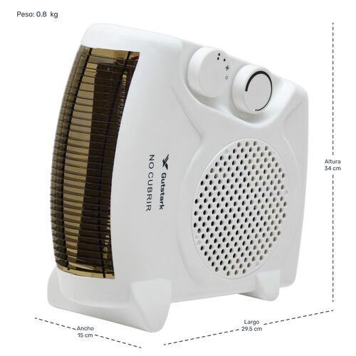 Calefactor Ventilador Electrico Portatil Temperatura 4 Modos