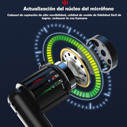 Micrófono Inalámbricos De Cabeza Para Amplificador, Altavoz Negro