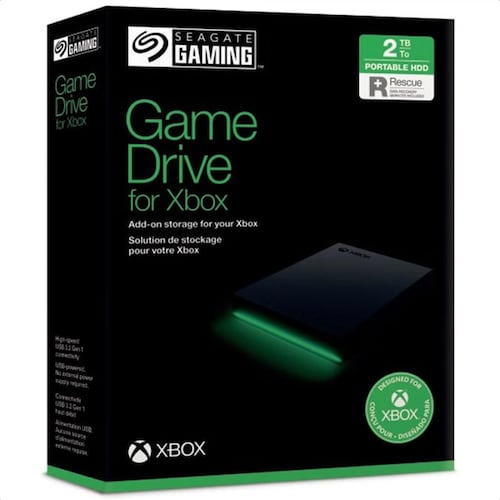 Disco Duro Externo Seagate 2TB Game Drive Para Xbox USB 3.0 STKX2000400