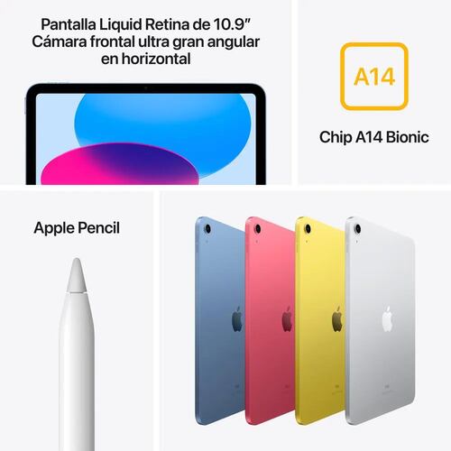 Apple iPad 10.9 Pulgadas WiFi 64 Gb Plata.