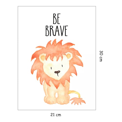 6Lienzos Decorativos Habitación Infantil Bebé Animales Selva