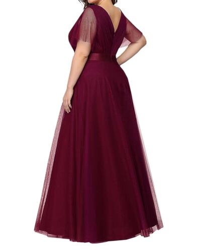 Maxi Vestido Dama Mujer Elegante Fiesta Drapleado Talla Extra