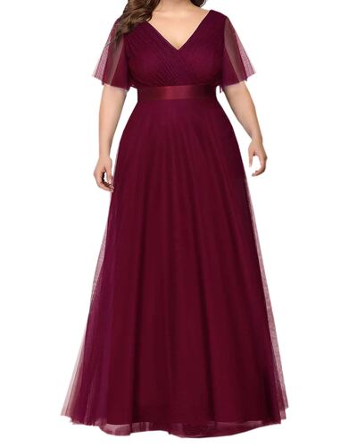 Maxi Vestido Dama Mujer Elegante Fiesta Drapleado Talla Extra