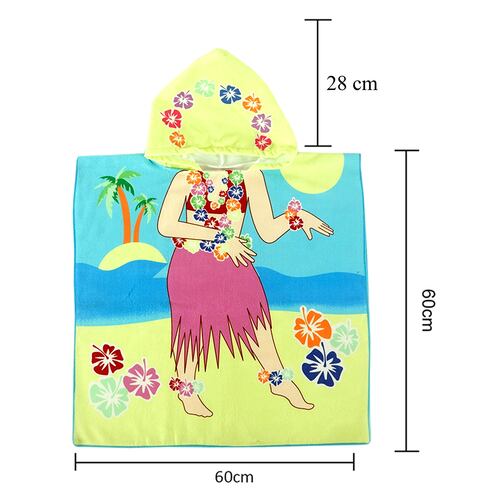 Toalla De Baño Con Capucha  Para Playa ó Natación Para Niños