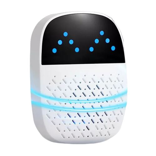 Repelente Ultrasonico Mosquitos Pulso Sónico Inteligente Blanco