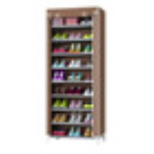 Zapatera Closet Organizador De Zapatos 27 Pares 9 Niveles marron