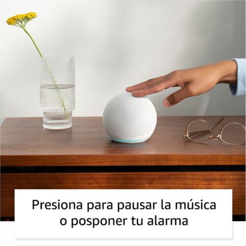 Asistente Virtual Alexa Echo Dot 5ta Gen Color Blanco