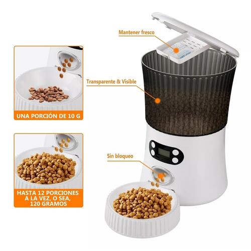 Alimentador Comedero Automático Para Perros Dispensador Wifi