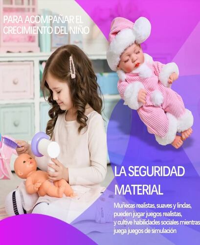 Muñeca Bebé Reborn Vinilo De Cuerpo Entero Lindo Regalo 10in