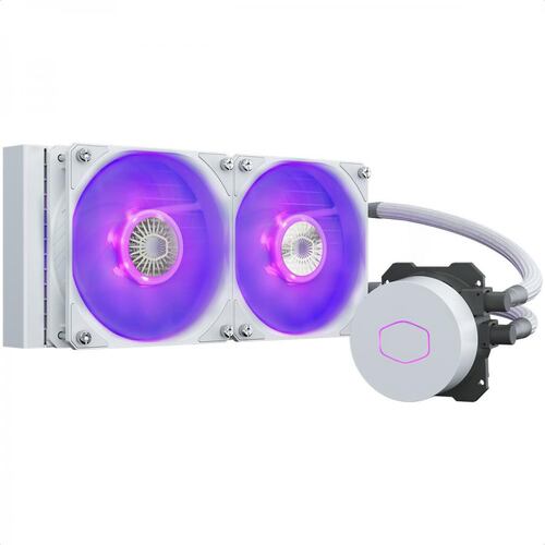 Enfriamiento Liquido Cooler Master MasterLiquid ML240L V2 RGB White Edition MLW-D24M-A18PC-RW