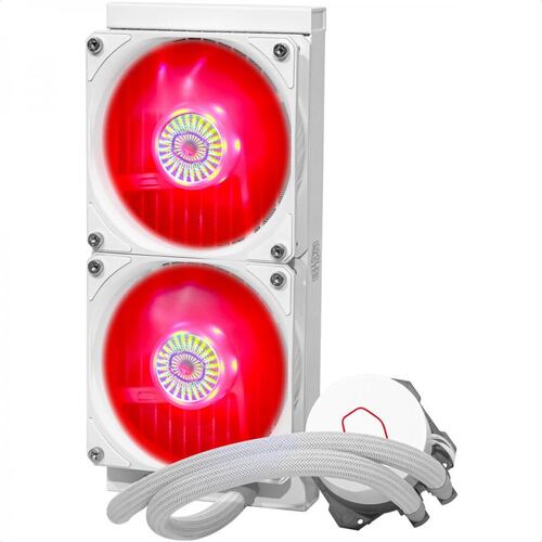 Enfriamiento Liquido Cooler Master MasterLiquid ML240L V2 RGB White Edition MLW-D24M-A18PC-RW