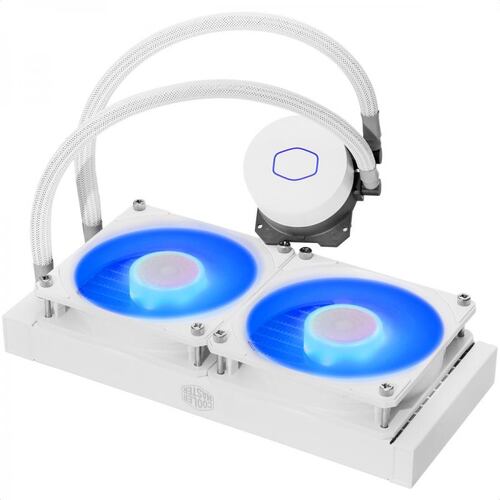 Enfriamiento Liquido Cooler Master MasterLiquid ML240L V2 RGB White Edition MLW-D24M-A18PC-RW