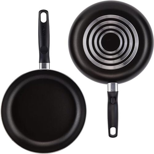 Bateria De Cocina T-fal 5 Pzas Negro Antiadherente 5813700.