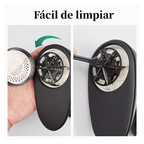 Quita Pelusa Recargable Ropa Removedor Eléctrico Portátil Negro