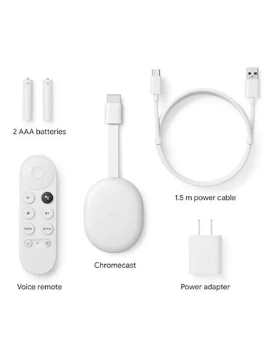 Control Remoto De Voz Con Google Tv Hd Color Blanco