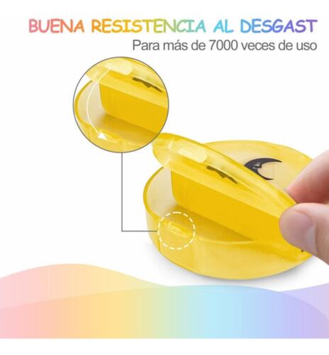 Pastilleros Semanal Organizador Medicamentos Portátil 7 Dias Multicolor 