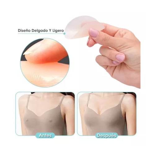 12 pcs Pezoneras Bra Levanta Push Up Cubre Pezón De Silicon 9*9*5 cm