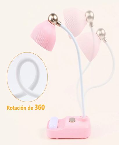 Lámpara Led Escritorio Ajustable Recargable Usb,para Lectura.