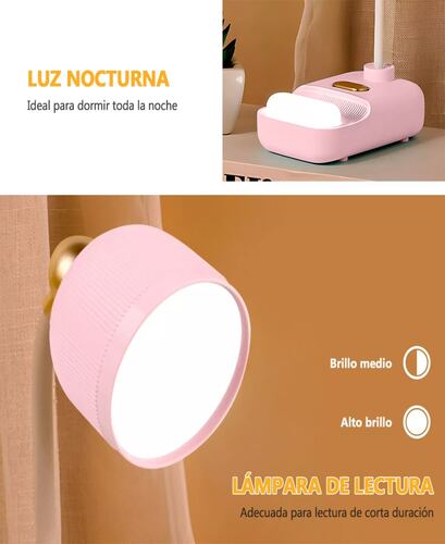 Lámpara Led Escritorio Ajustable Recargable Usb,para Lectura.