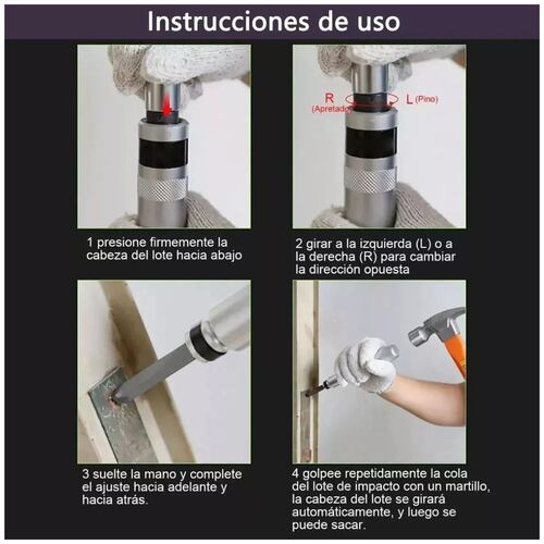 Desarmador De Impacto 14 Puntas Mikels Punta Destornillador