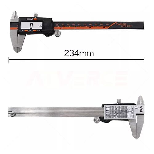 Calibrador Vernier Digital Lcd Pie Rey 15cm Acero Inoxidable