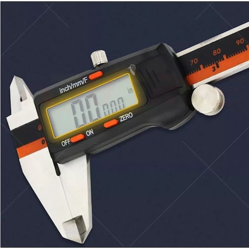 Calibrador Vernier Digital Lcd Pie Rey 15cm Acero Inoxidable
