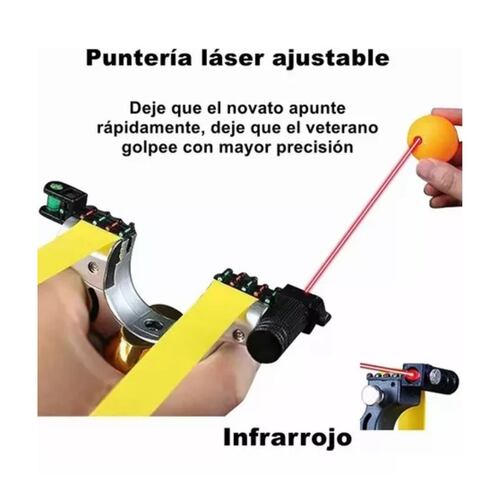 Tirachinas Láser Profesional Para Exteriores Con Mango Azul 